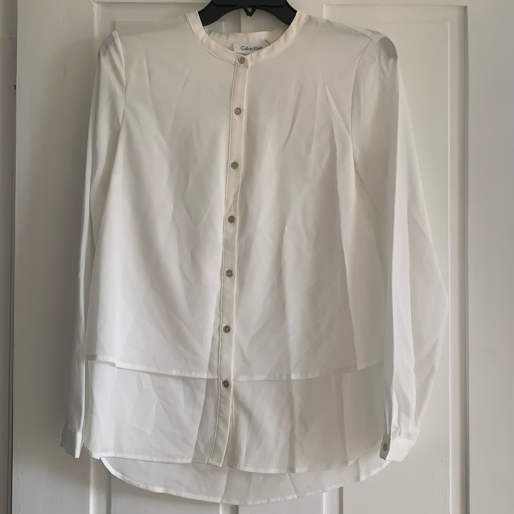 Calvin Klein White Button Up